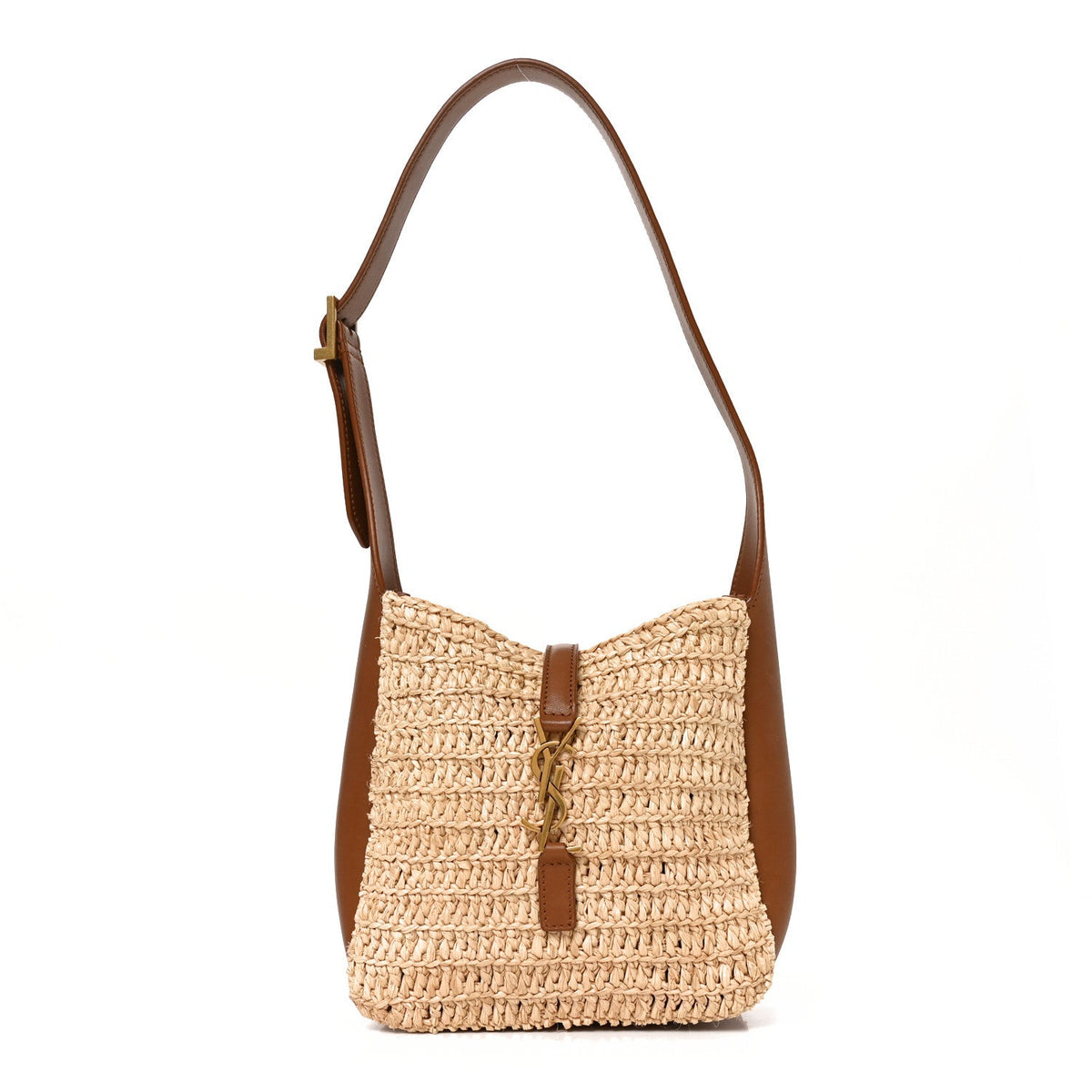 Calfskin Hobo Bag - Natural