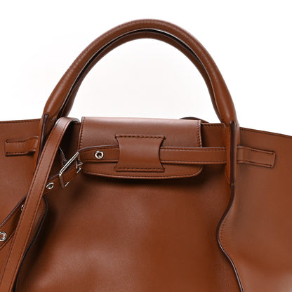 Small Calfskin Handbag - Tan