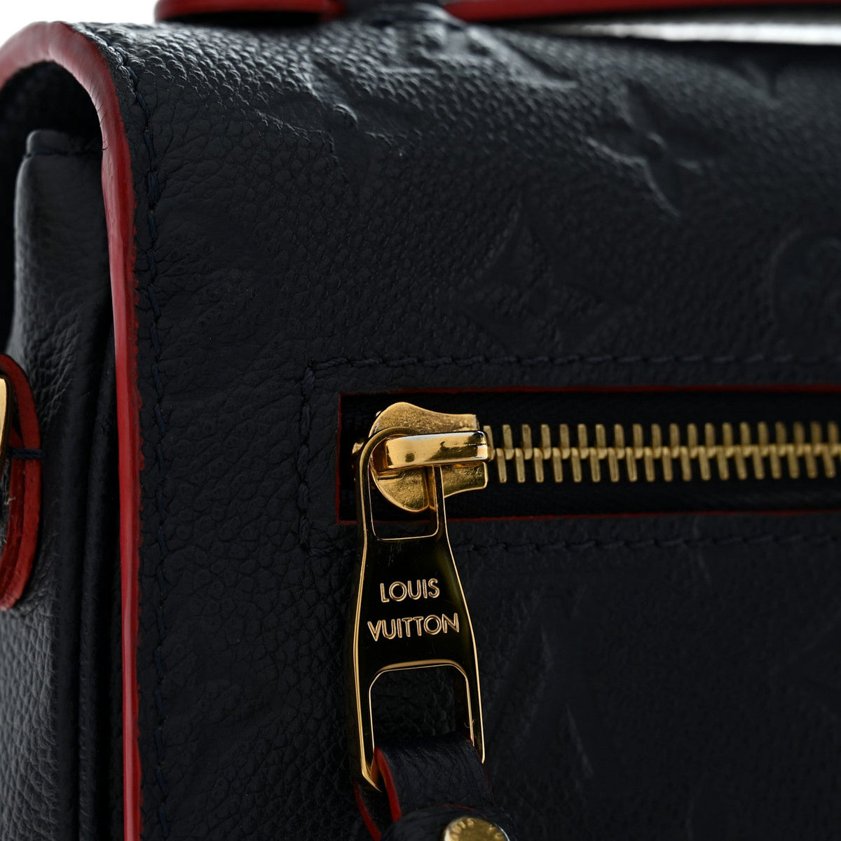 Empreinte Pochette Metis Marine Rouge Handbag