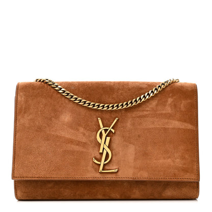 Small Suede Satchel Bag