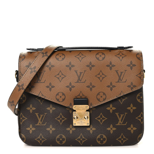 Reverse Monogram Pochette Metis Handbag