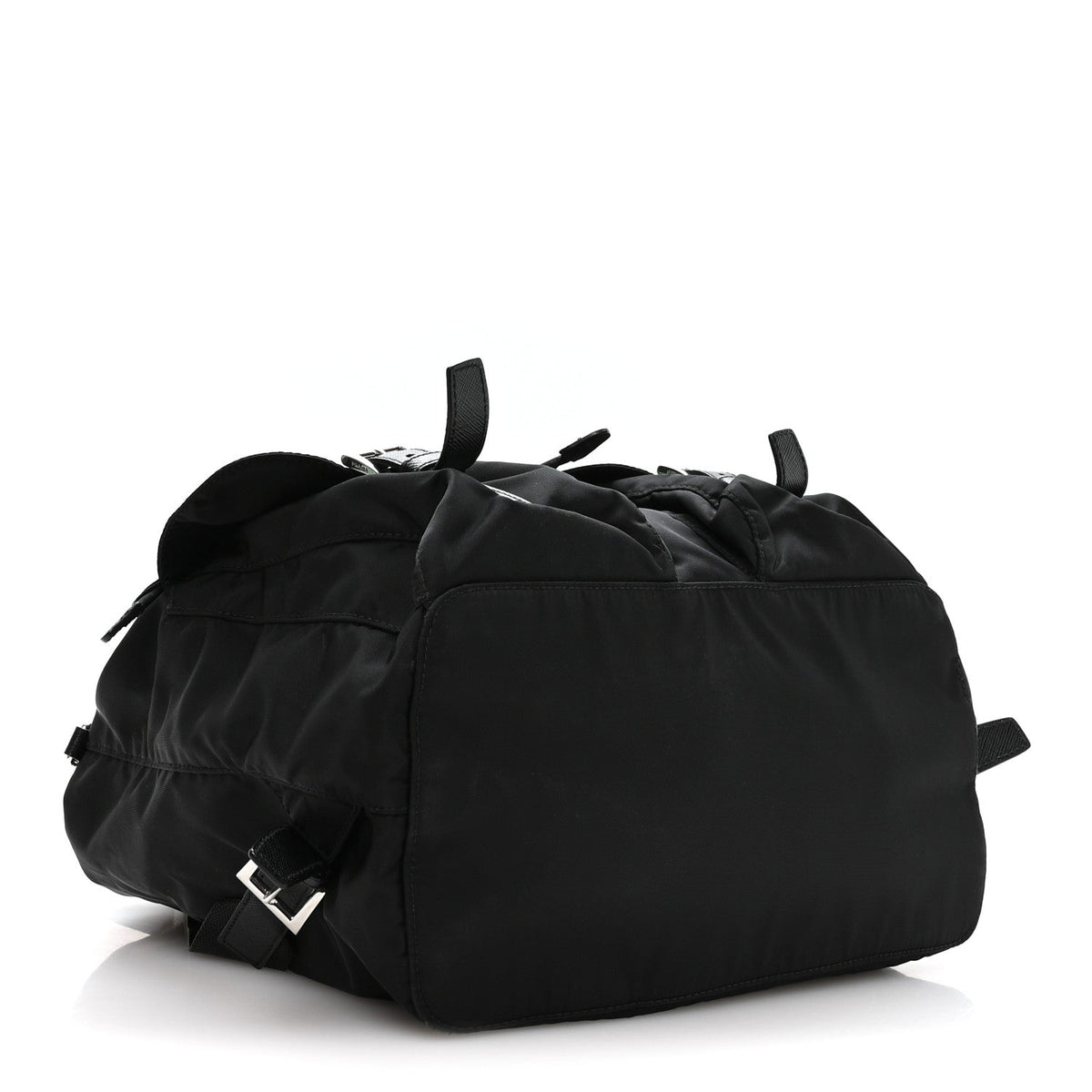 Medium Nylon Backpack - Black