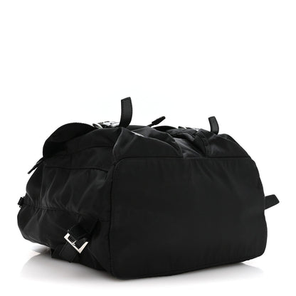 Medium Nylon Backpack - Black