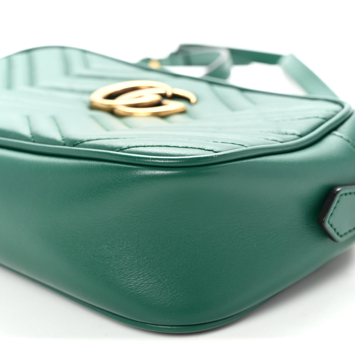 Small Calfskin Shoulder Bag - Green