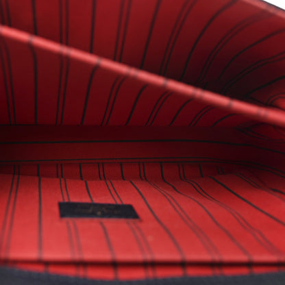 Empreinte Pochette Metis Marine Rouge Handbag