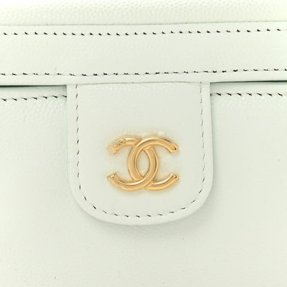 Caviar Handbag - Light Blue