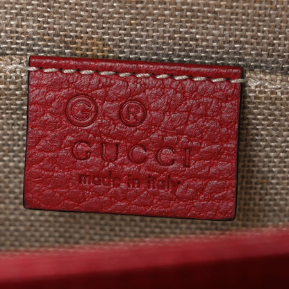 Small Calfskin Shoulder Bag - Red