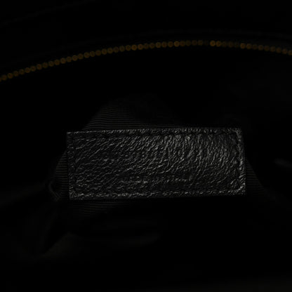 Maxi Quilted Lambskin Tote Bag - Black