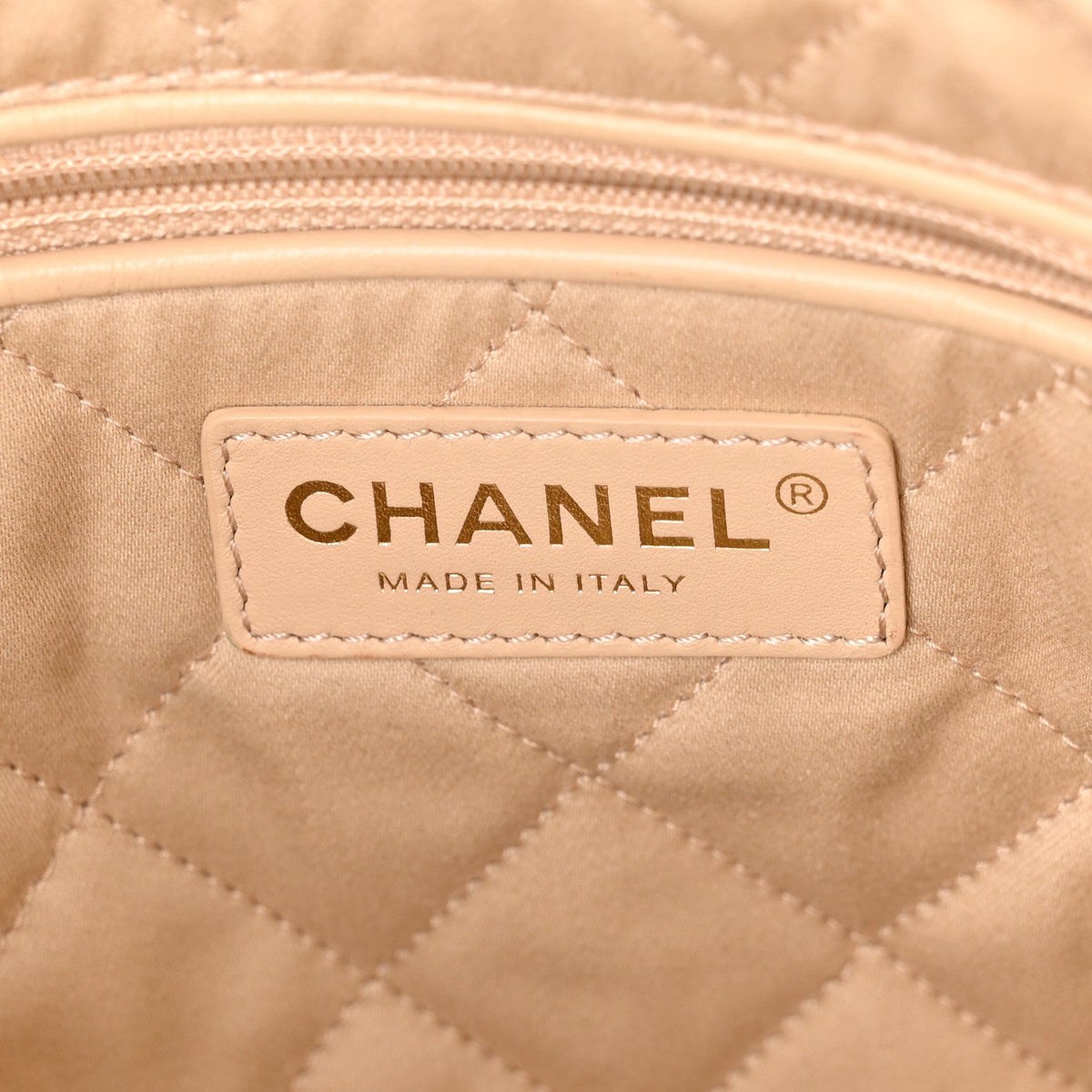 Small Quilted Calfskin Handbag - White