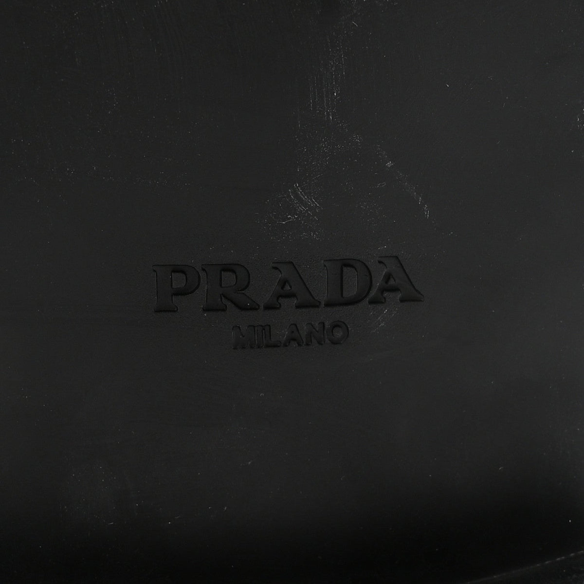 Prada Spazzolato Men's Derby Loafers 7.5 Black