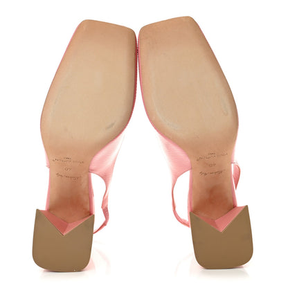 Louis Vuitton Electric Epi Women's Shake Slingback Pumps 40 Pink