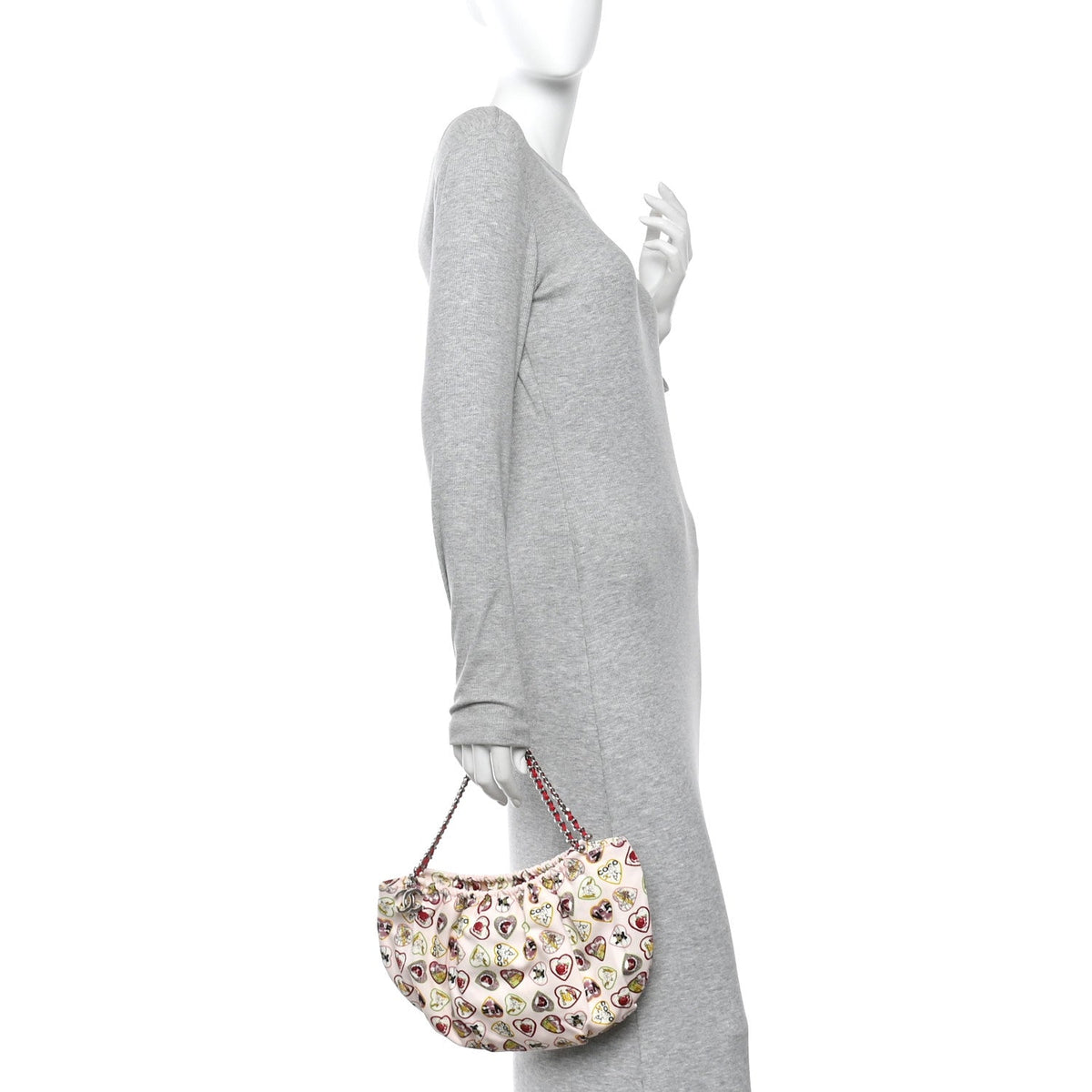 Canvas Shoulder Bag - Pink