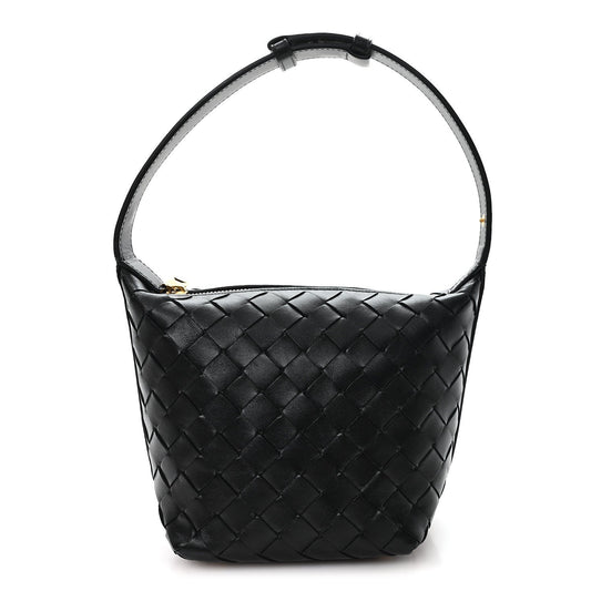 Calfskin Nappa Handbag - Black