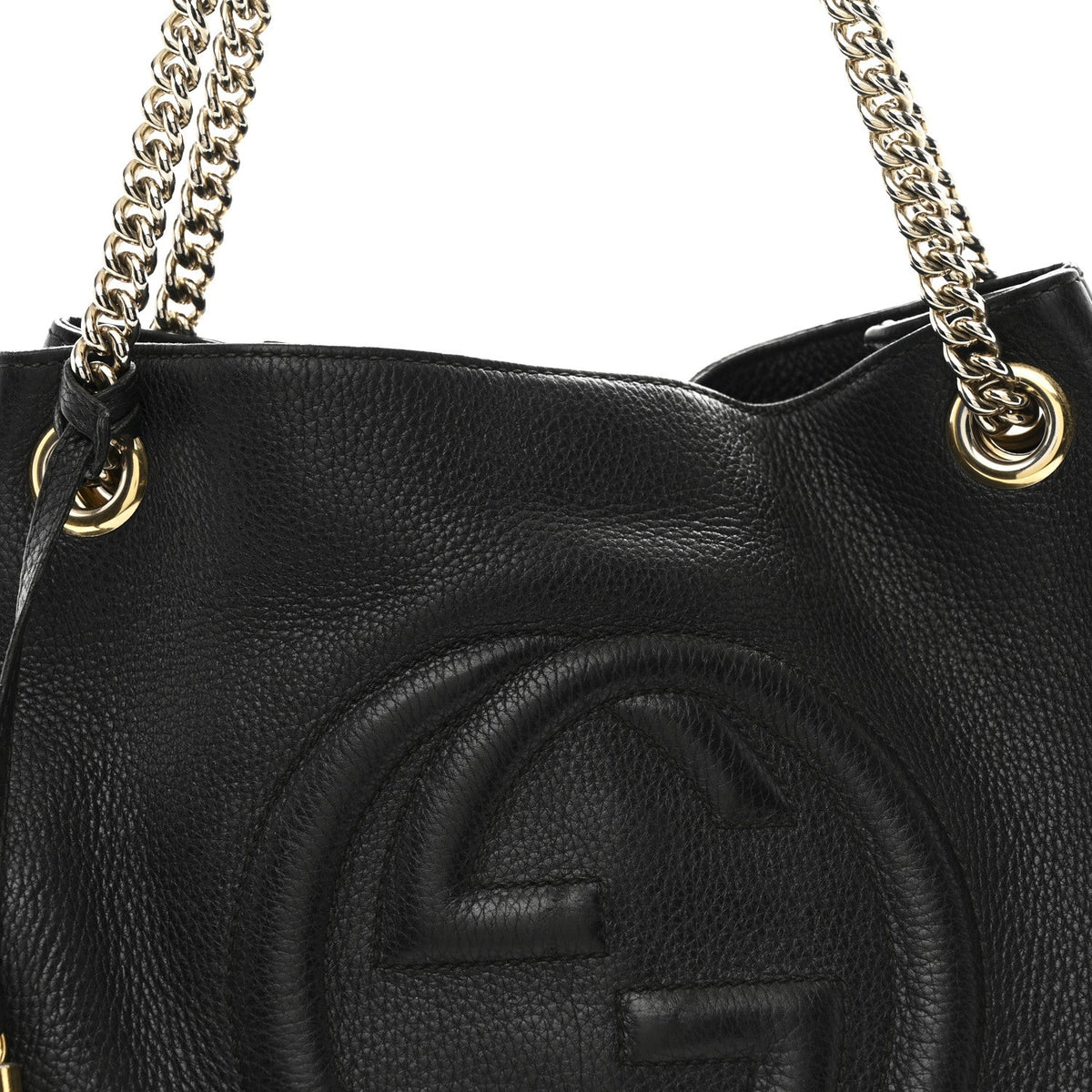Medium Calfskin Shoulder Bag - Black