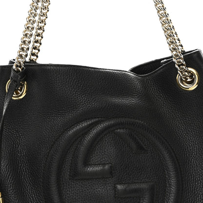 Medium Calfskin Shoulder Bag - Black