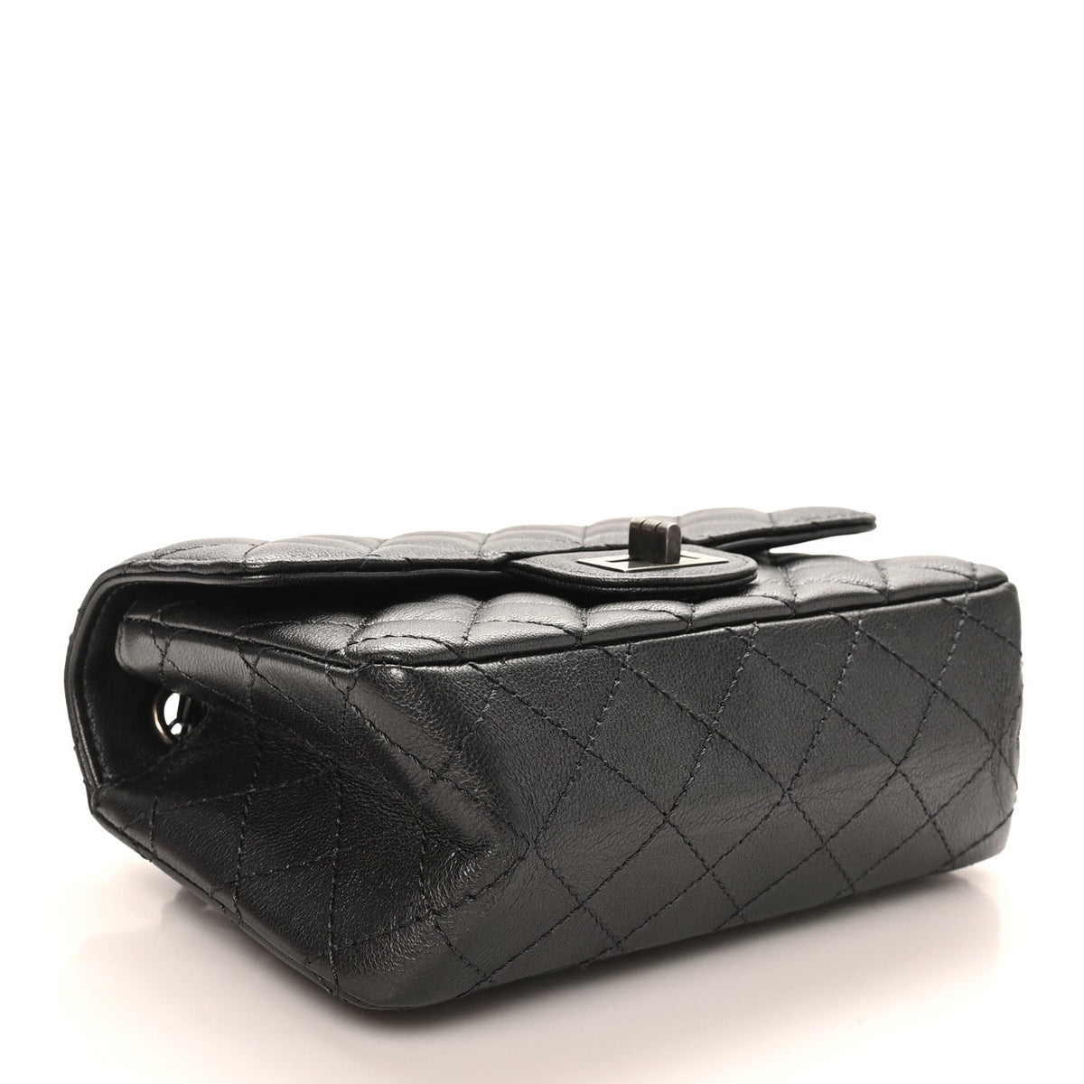 Mini Quilted Sheepskin Flap Shoulder Bag