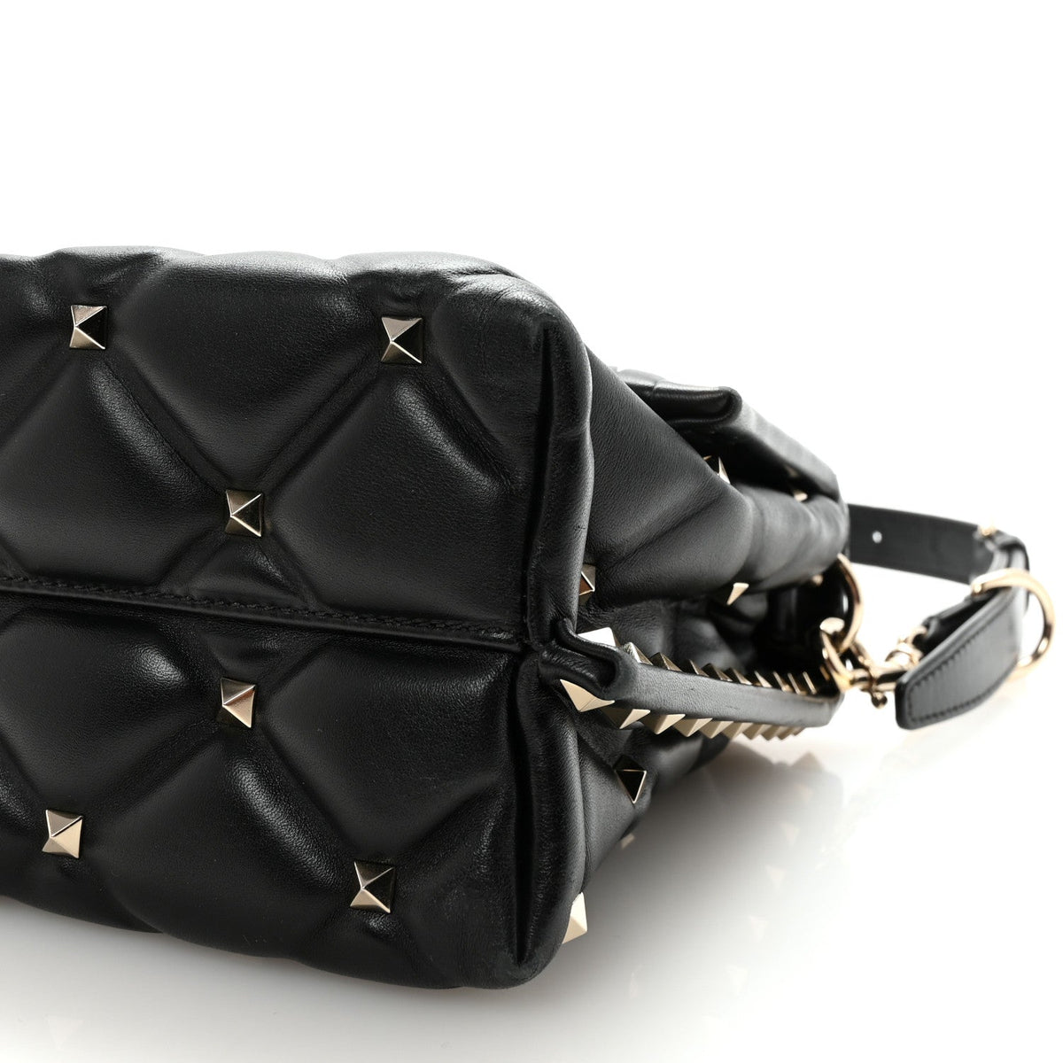 Lambskin Handbag - Black