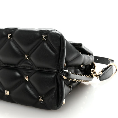 Lambskin Handbag - Black