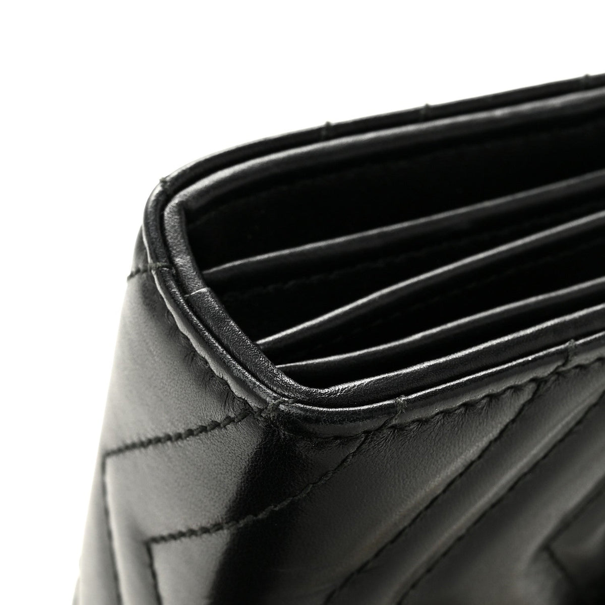 Calfskin Wallet Bag - Black