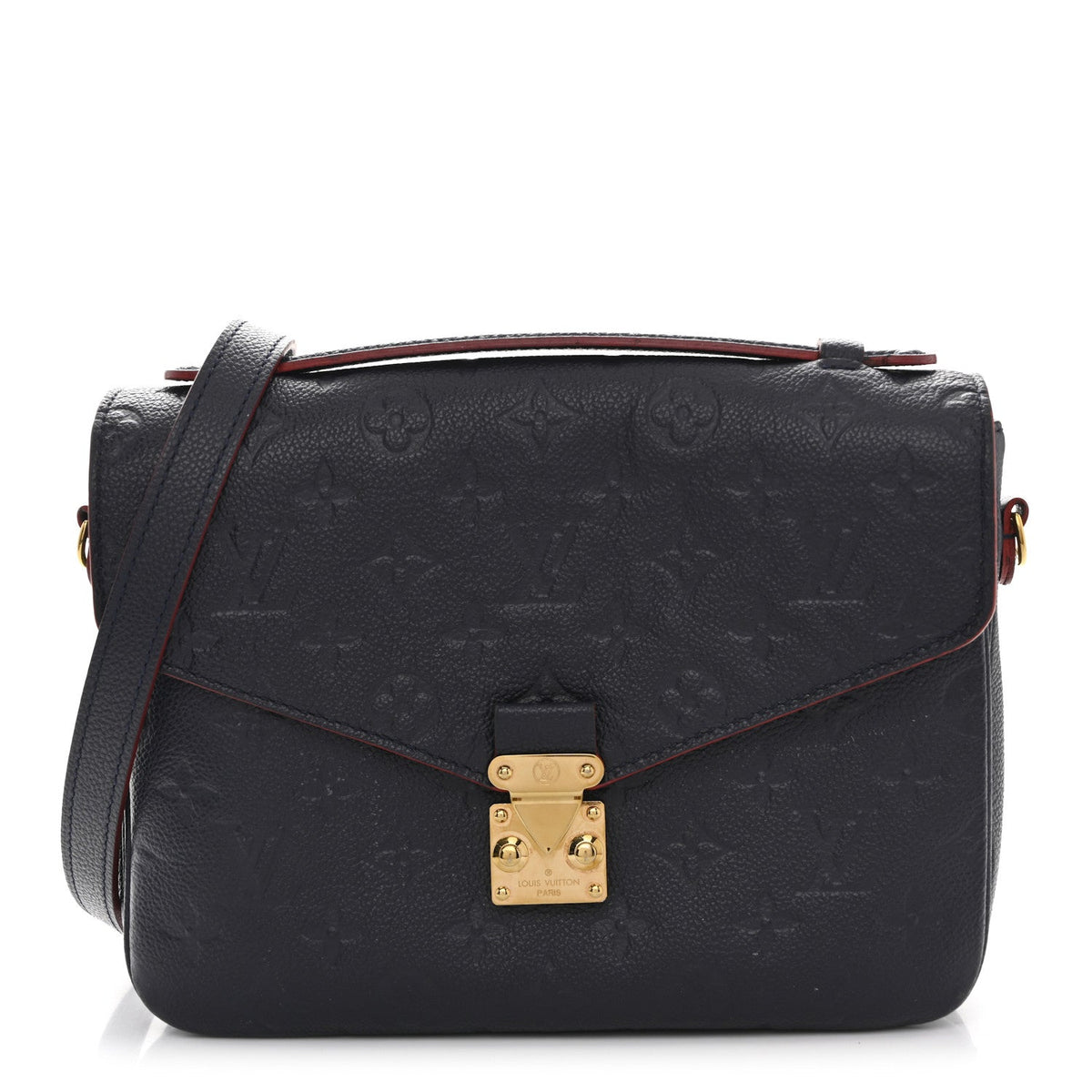 Empreinte Pochette Metis Marine Rouge Handbag