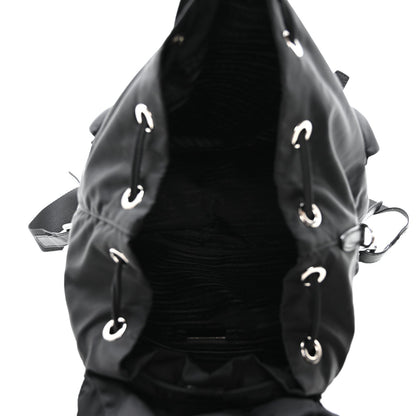 Medium Nylon Backpack - Black