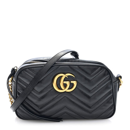 Small Calfskin Shoulder Bag - Black