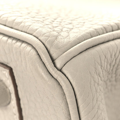 Togo Birkin 30 Gris Perle Handbag
