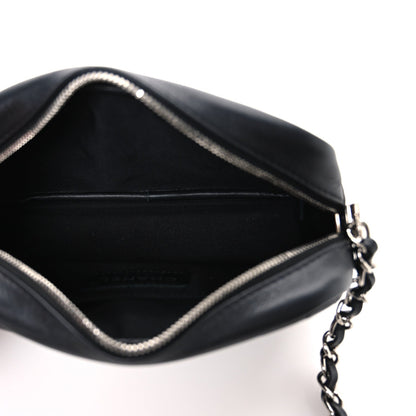Quilted Calfskin Handbag - Black