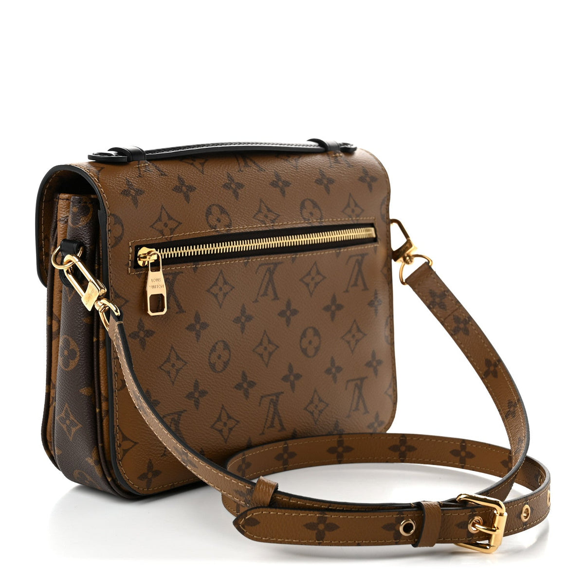 Reverse Monogram Pochette Metis Handbag