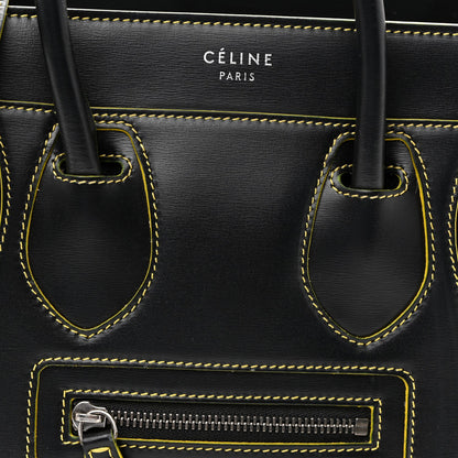 Nano Calfskin Travel Bag - Black