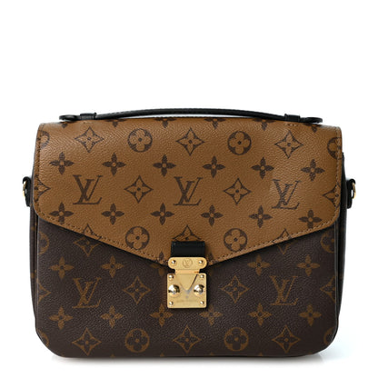 Reverse Monogram Pochette Metis Handbag