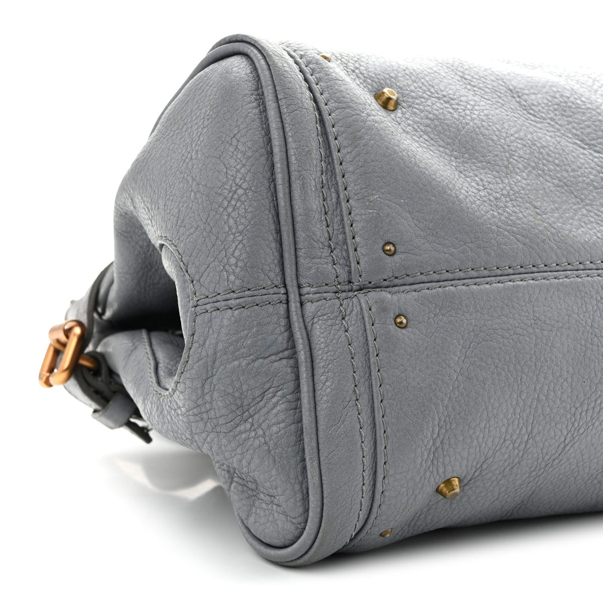 Medium Calfskin Satchel Bag - Blue