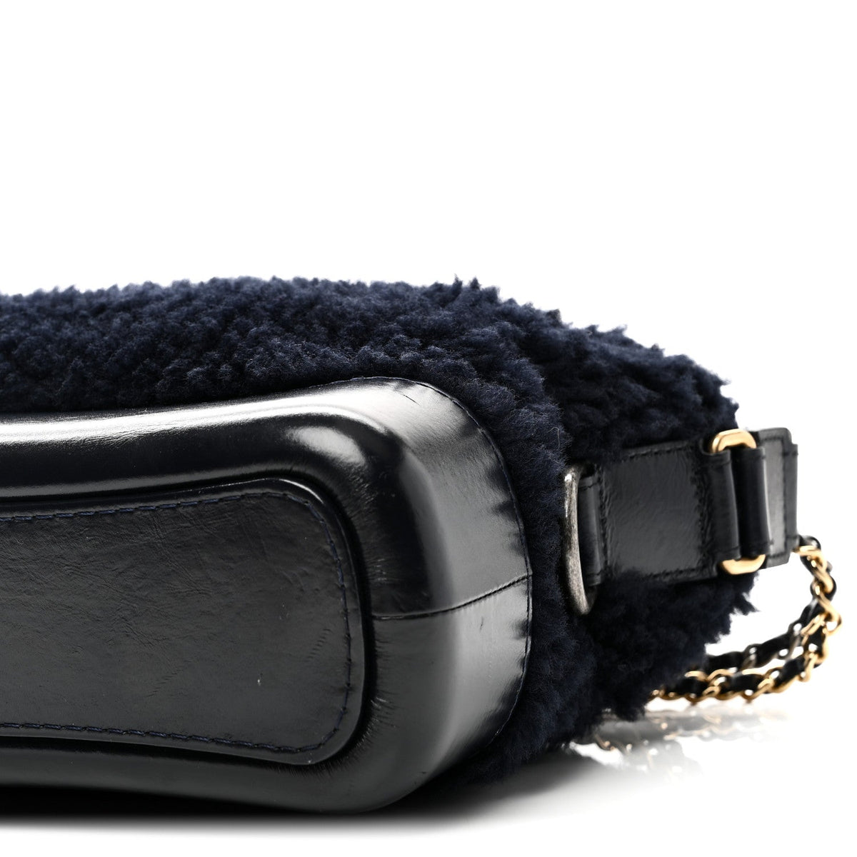 Small Shearling Hobo Bag