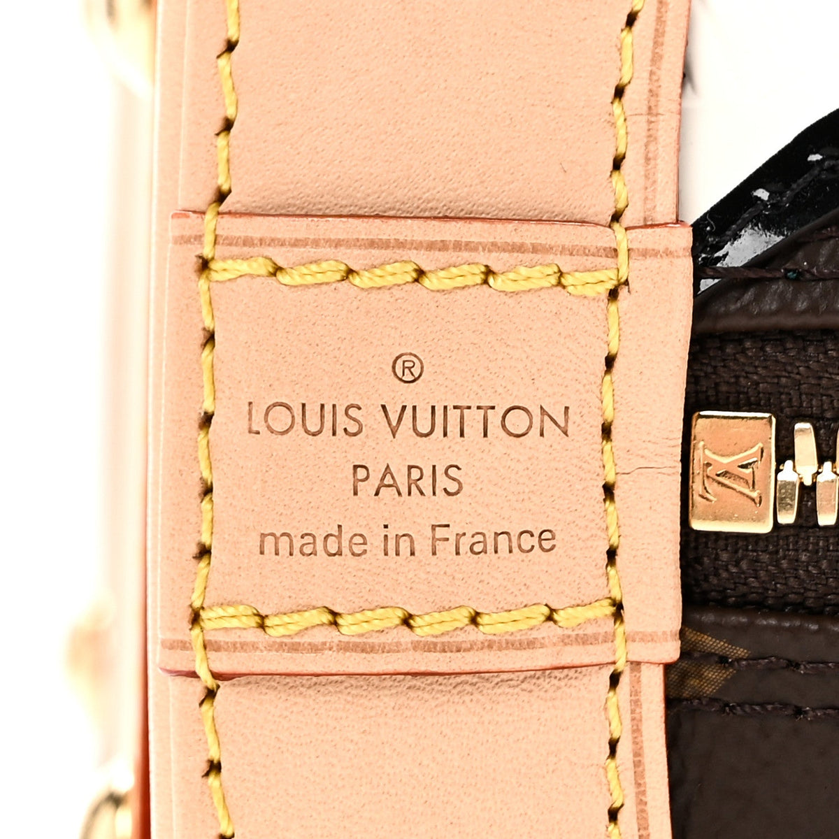 Lv X Sun Yitian Monogram Zebra Alma Bb Handbag