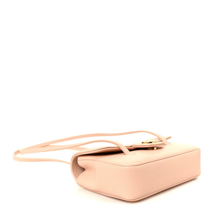 Mini Caviar Shoulder Bag - Pink