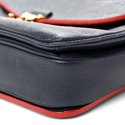Empreinte Pochette Metis Marine Rouge Handbag
