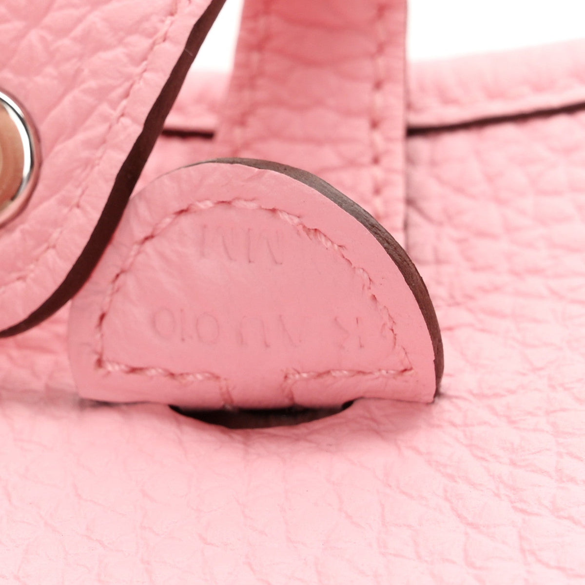 Taurillon Clemence Evelyne Tpm Rose Saku Handbag