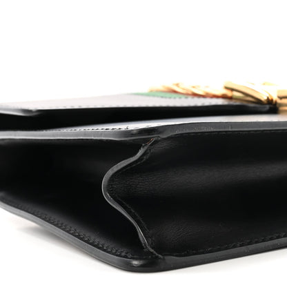 Small Calfskin Shoulder Bag - Black