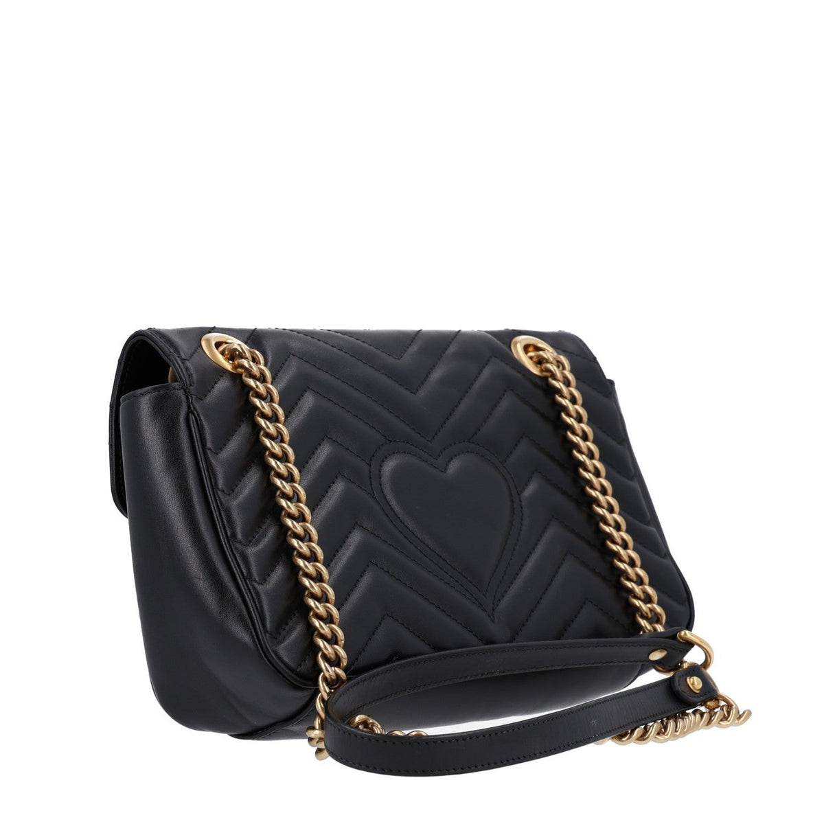 Small Calfskin Shoulder Bag - Black