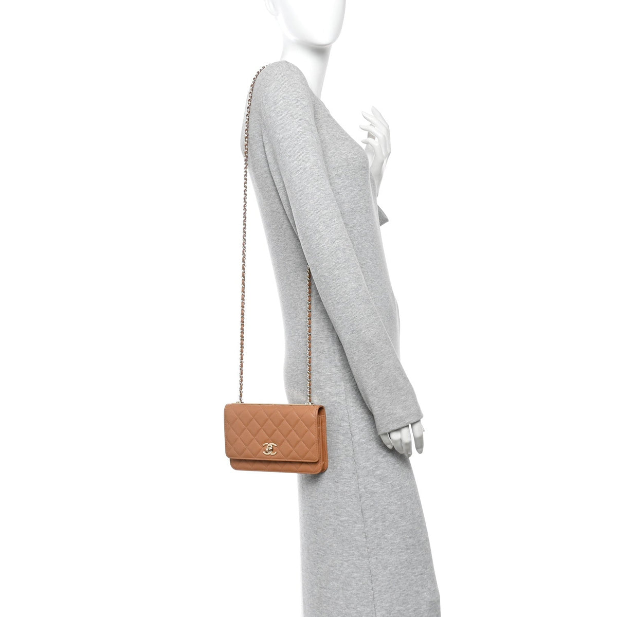 Quilted Lambskin Wallet Bag