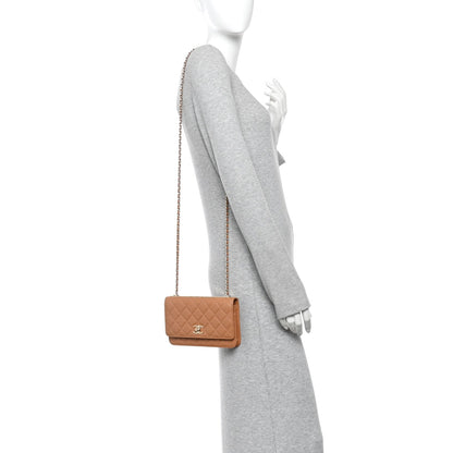 Quilted Lambskin Wallet Bag