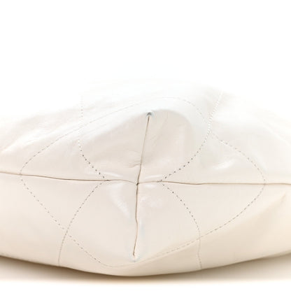 Small Quilted Calfskin Handbag - White