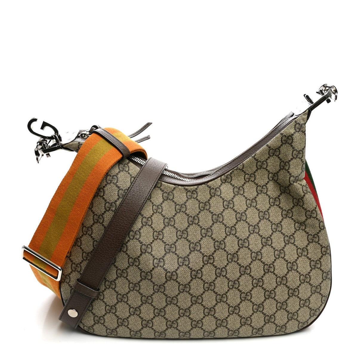 Large Calfskin Shoulder Bag - Red