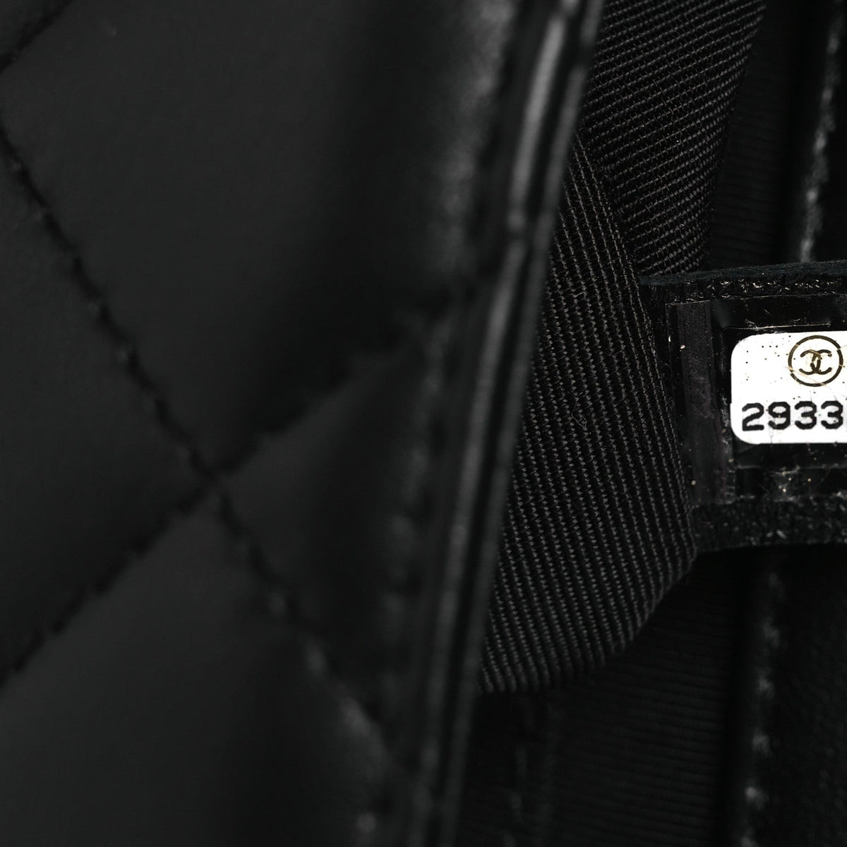 Small Quilted Lambskin Flap Shoulder Bag - Black