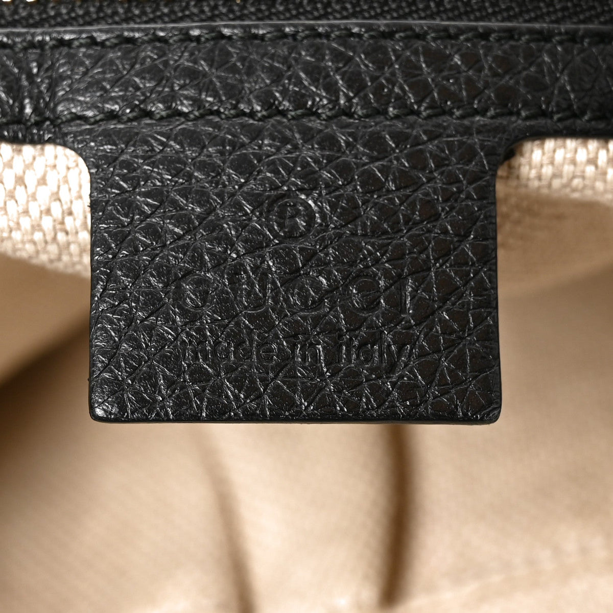 Medium Calfskin Shoulder Bag - Black