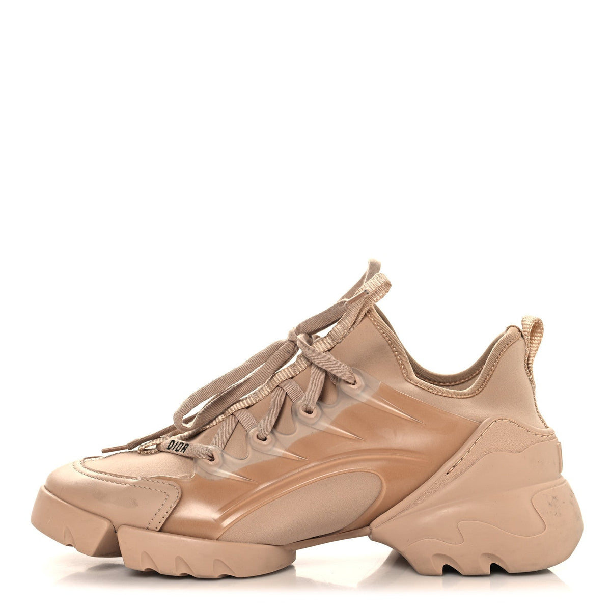 Neoprene Rubber D-Connect Sneakers Nude