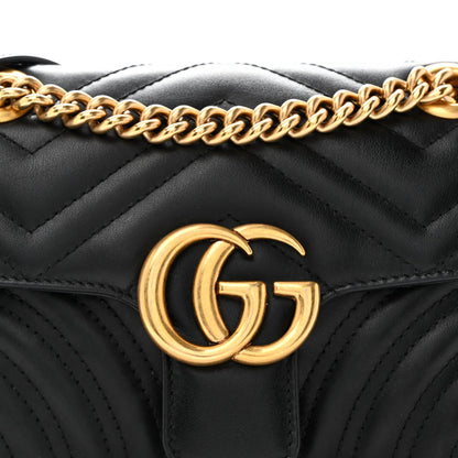 Mini Calfskin Shoulder Bag - Black