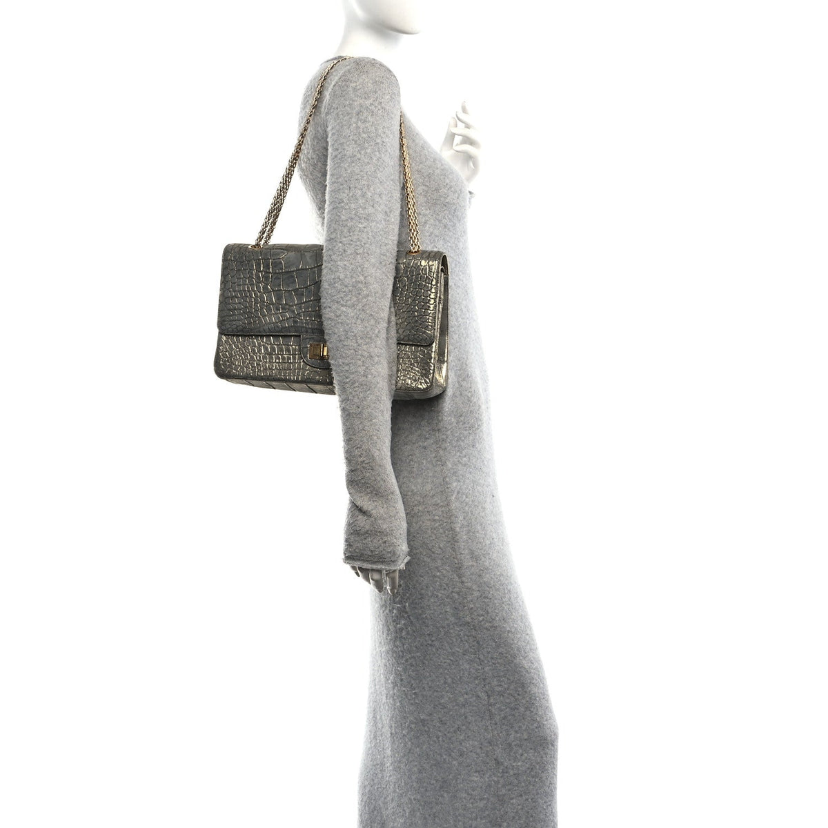 Flap Shoulder Bag - Gold