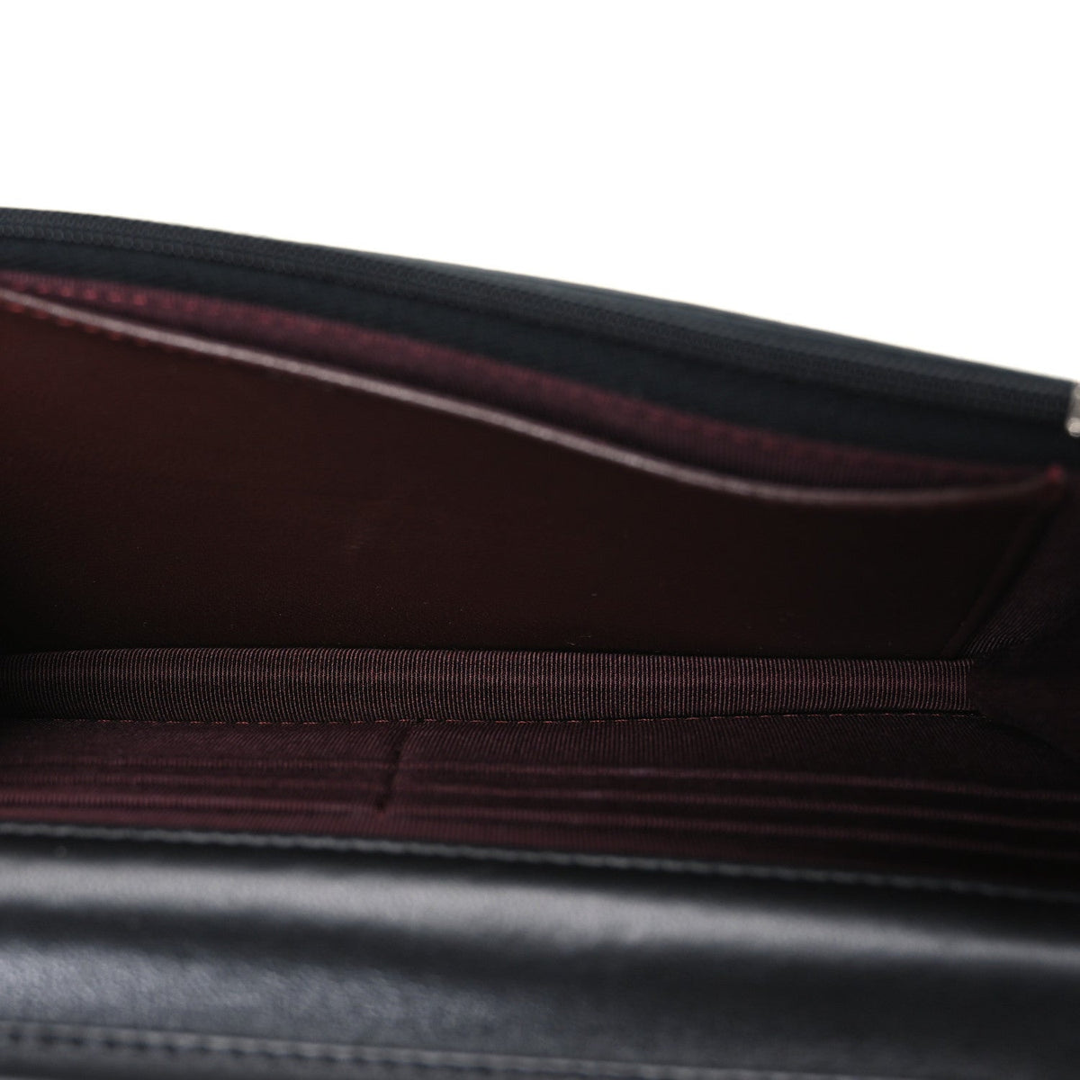 Quilted Lambskin Wallet Bag - Black