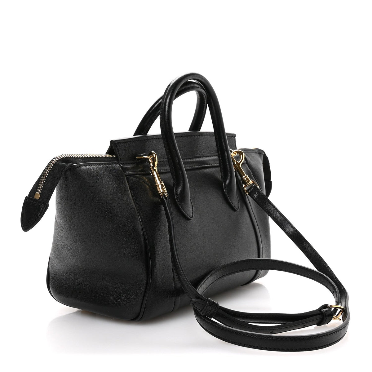 Lambskin Travel Bag - Black
